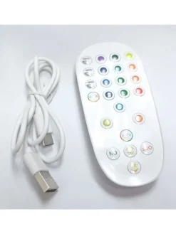 Wandleuchte ESTE mit Akku-Leuchtmittel in Weiß / Schwarz