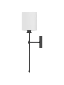 Wandleuchte ESTE mit Akku-Leuchtmittel in Weiß / Schwarz