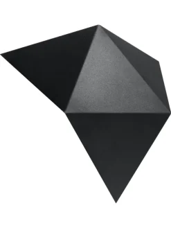 Wandleuchte ESTEL in Schwarz H 25 cm