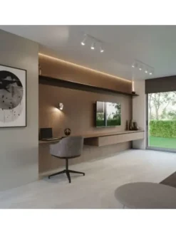 Wandleuchte ETNA in Weiss H 8cm