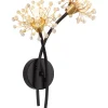 Wandleuchte "FIORE" in black