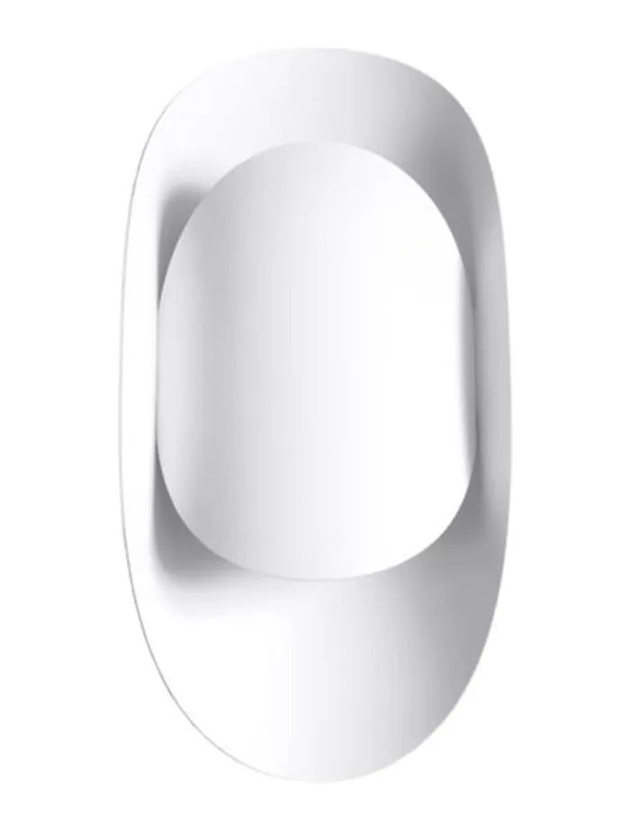 Wandleuchte GINEVRA Stahl in Weiß (L)13cm(H)30cm