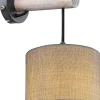 Wandleuchte in Beige - (B)18 x (H)33,5 cm