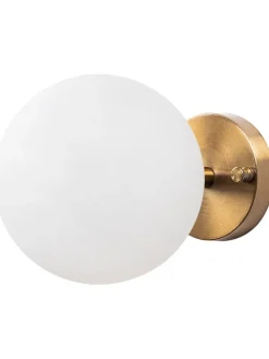 Wandleuchte in Gold - (B)15 x (H)15 cm