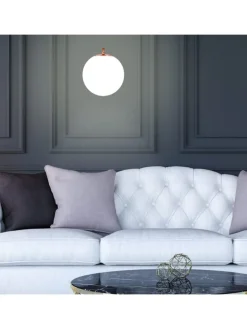 Wandleuchte in Kupferfarben - (B)19,5 x (H)22 x(T)28 cm