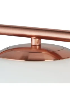 Wandleuchte in Kupferfarben - (B)19,5 x (H)22 x(T)28 cm