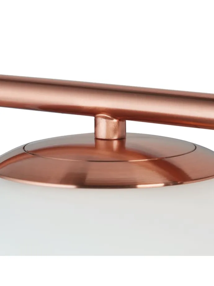 Wandleuchte in Kupferfarben - (B)19,5 x (H)22 x(T)28 cm