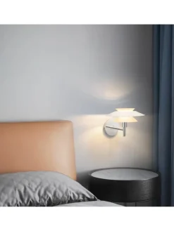 Wandleuchte in weiß 1-flammige G9 Metall Moderne Kreative Nachttischlampe