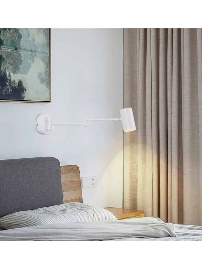 Wandleuchte in weiß GU10 schwenkbar