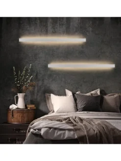 Wandleuchte in weiß L 100cm warmweiß