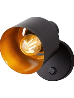 Wandleuchte ISAK in Schwarz