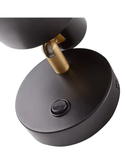 Wandleuchte ISAK in Schwarz