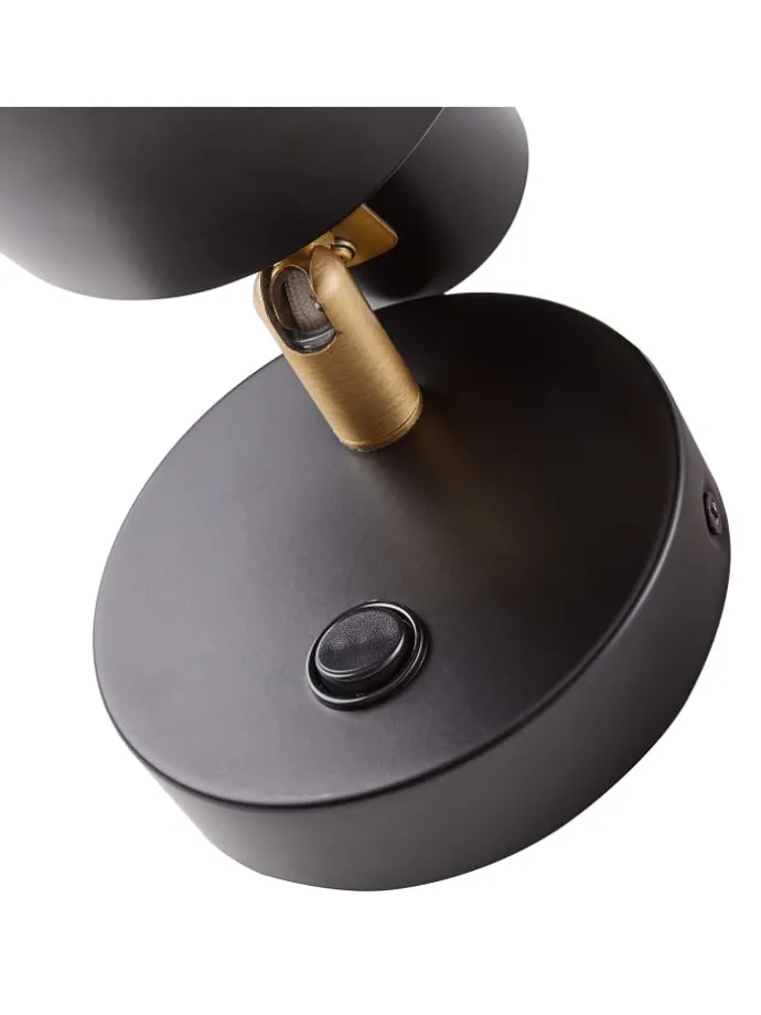 Wandleuchte ISAK in Schwarz