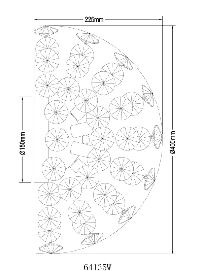 Wandleuchte "KATRINA" in gold