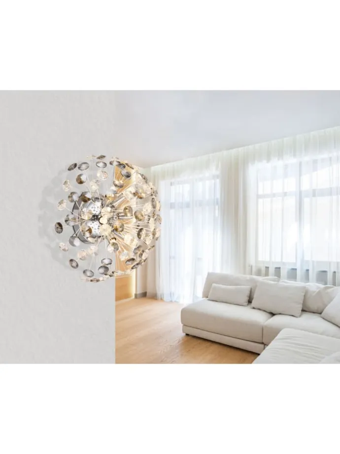 Wandleuchte "KATRINA" in silver