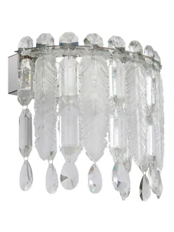 Wandleuchte "KLUNKA" in silver