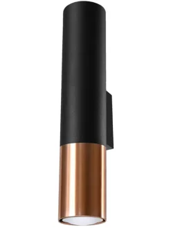 Wandleuchte LONGBOT in Schwarz (H)29cm (L)6cm (B)8cm