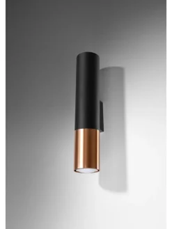 Wandleuchte LONGBOT in Schwarz (H)29cm (L)6cm (B)8cm