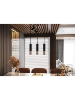 Wandleuchte LONGBOT in Schwarz (H)29cm (L)6cm (B)8cm