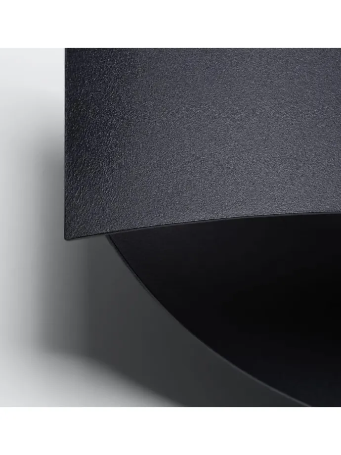 Wandleuchte LUTO schwarz H 12