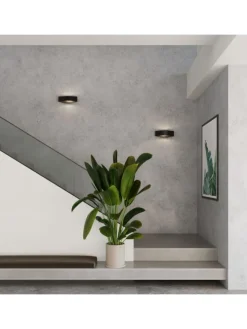 Wandleuchte LUTO schwarz H 12