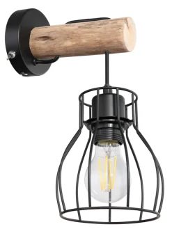 Wandleuchte "MINA" in black