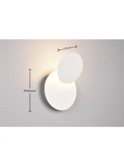 Wandleuchte MIO in weiß matt