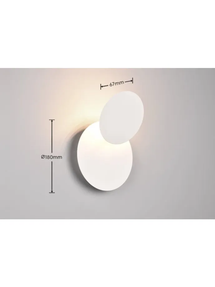 Wandleuchte MIO in weiß matt