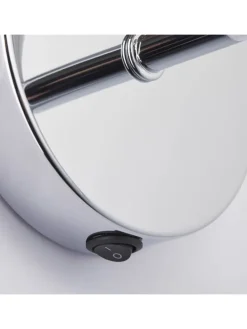 Wandleuchte mit Schalter Relax 29,5x16x17,5 cm in bronze/chrom