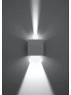 Wandleuchte PINIO in weiss LED IP54 H 140cm