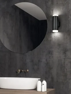 Wandleuchte RAY in schwarz matt