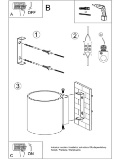 Wandleuchte RODA in Weiß aluminium Ø runde Lampe loft G9 LED NICE LAMPS
