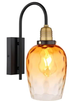 Wandleuchte "SALVY" in black