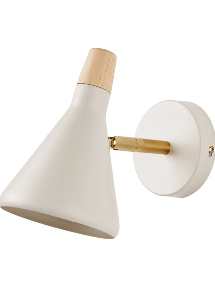 Wandleuchte SCANDICE in Beige