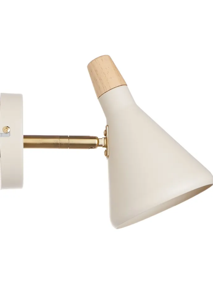 Wandleuchte SCANDICE in Beige