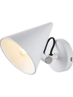 Wandleuchte SCANDICE in Weiß