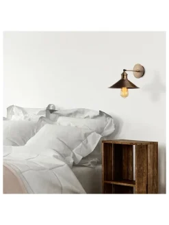 Wandleuchte "Sivani" in Kupfer - (B)24 x (H)25 cm