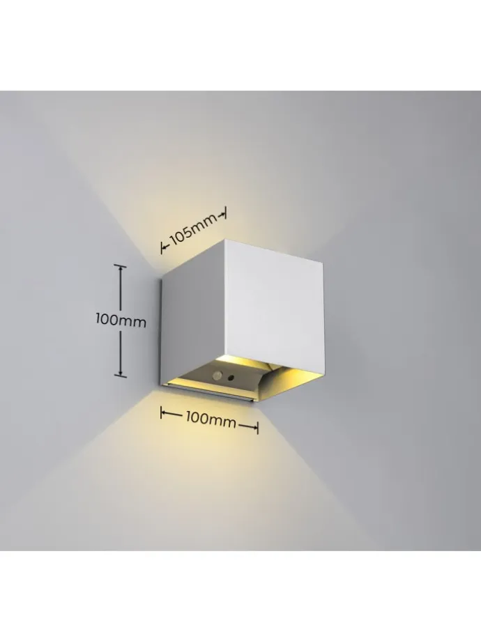 Wandleuchte TALENT in titanfarbig