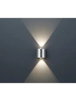 Wandleuchte WALES in Nickel matt