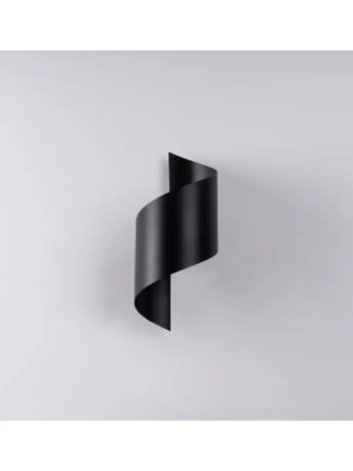 Wandleuchte ZUREA Schwarz H 55