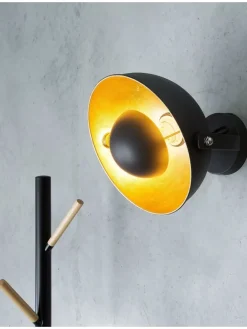 Wandleuchten THAMES in Schwarz - (W) 26 x (H) 17 x (L) 26 cm