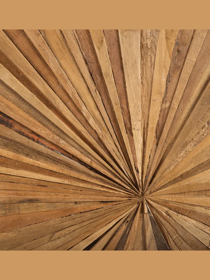 Wandobjekt MERIDA in Braun - (W) 80 x (H) 60 x (L) 4 cm