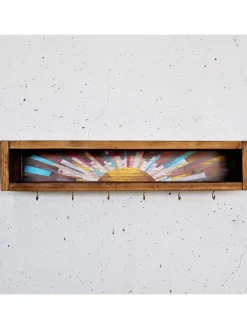 Wandregal in Hellbraun - (B)40 x (H)10 x (T)10 cm