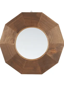 Wandspiegel ASEM in Braun - (W) 60 x (H) 60 x (L) 2 cm