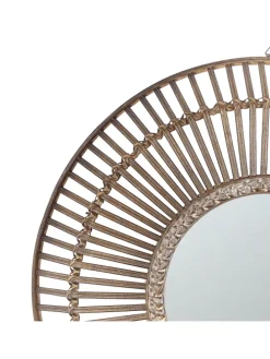 Wandspiegel BLASITO in Braun - (W) 66 x (H) 66 x (L) 10 cm