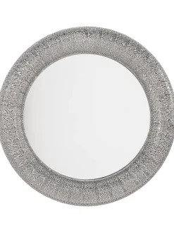 Wandspiegel CHANNAY in Silber - (W) 80 x (H) 80 x (L) 5 cm