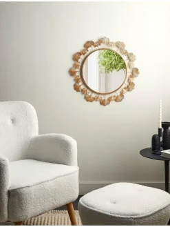 Wandspiegel CODOLET in Gold - (W) 60 x (H) 60 x (L) 3 cm