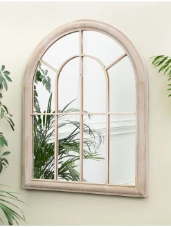 Wandspiegel EMBRY in Beige - (W) 69 x (H) 88 x (L) 5 cm