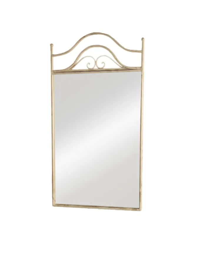 Wandspiegel "Ewald" in creme/weiß