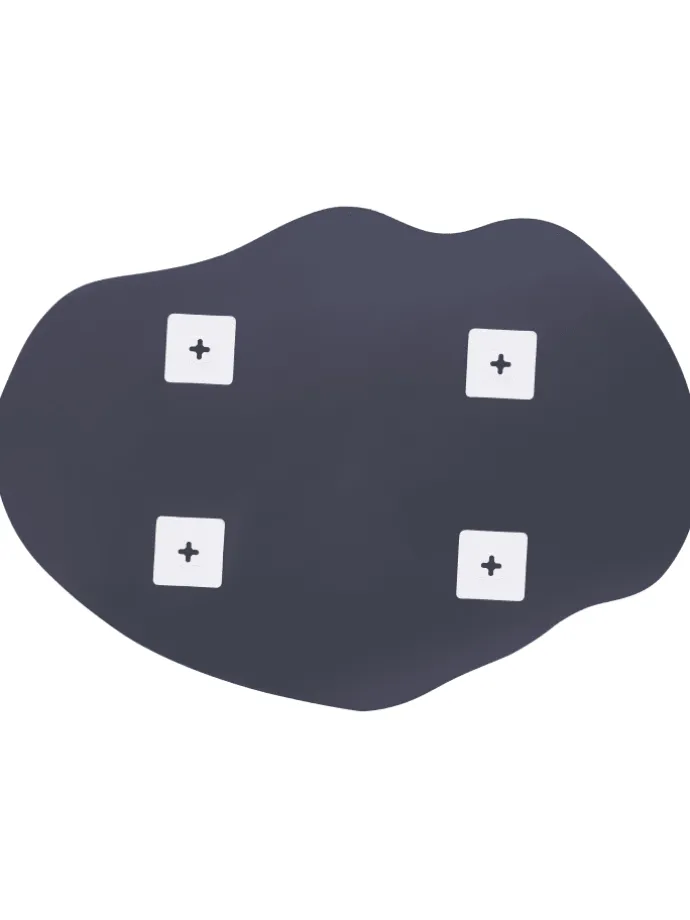 Wandspiegel FALAISE in Silber - (W) 50 x (H) 70 x (L) 1 cm